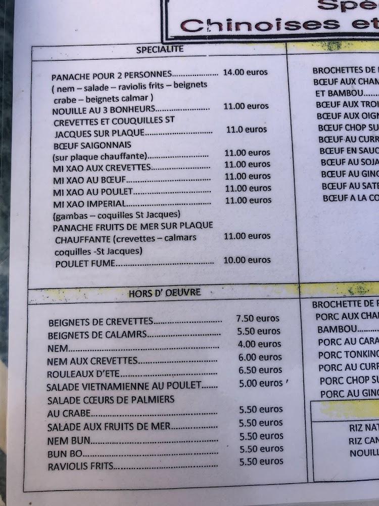 Le Saïgon - Menu Image 3