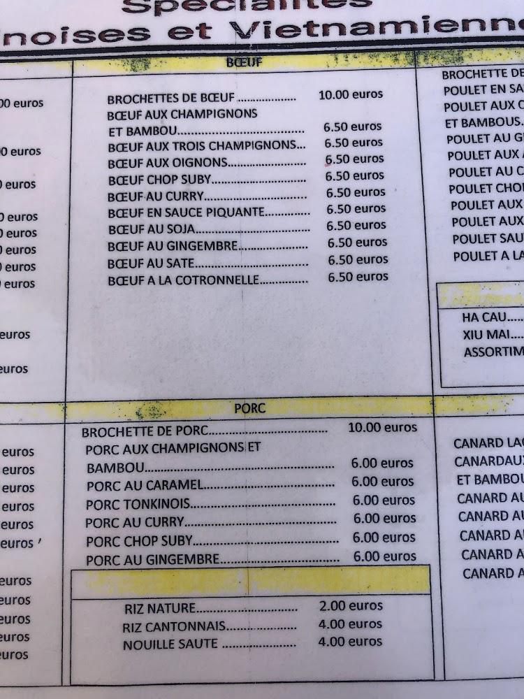 Le Saïgon - Menu Image 4